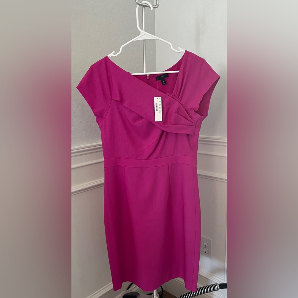 COPY - J. Crew Pink Asymmetrical Sheath Dress for Cocktail